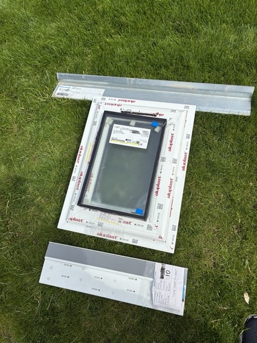 Brand new upvc window and - wc,