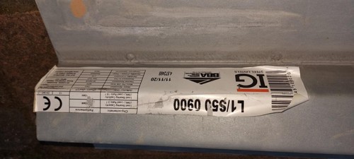 S50 0900 steel lintel - ig,