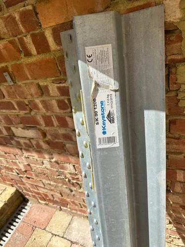 Steel catnic lintel keystone - steel,