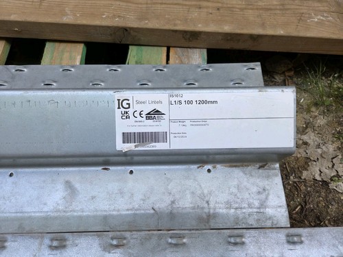 Steel lintels 100 - steel,
