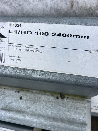 Assorted steel lintels and - assorted,