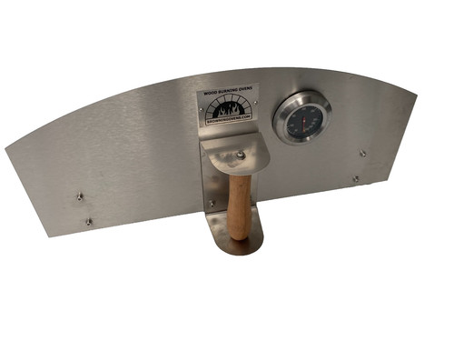 Pizza oven door - door,, stainless