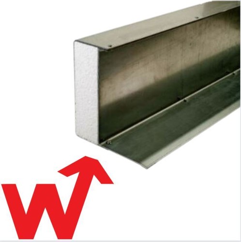 Box lintel solid wall - lintel, steel