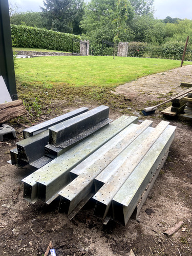 Various steel cavity lintels